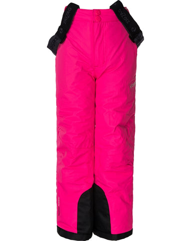 Zigzag Provo Junior Ski Salopettes - Pink