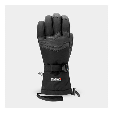 Racer Logic 3 Black Mens Ski Gloves